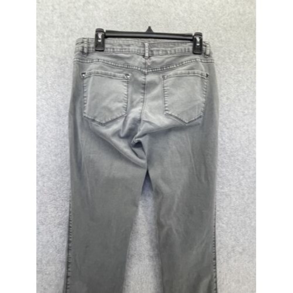 Club Monaco Women's Gray Denim Jeans Size 10 Cotton Blend Slim - Picture 7 of 12